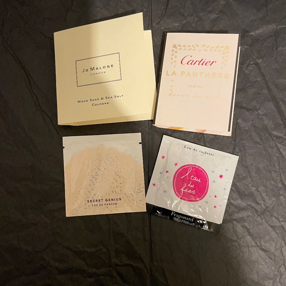 Jo Malone/ Cartier fragrance samplers